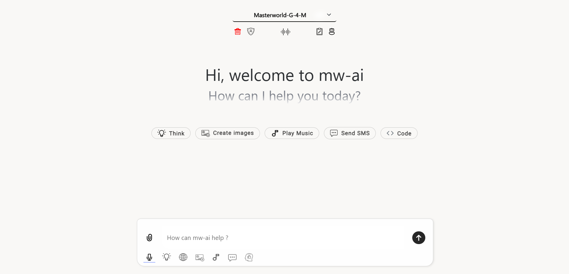 AI Platform Interface